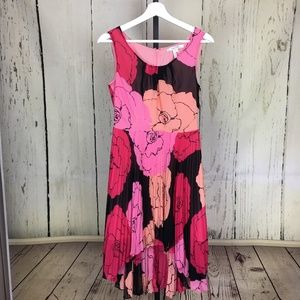 Max & Cleo Lydia Lined Hi-Low Floral Dress